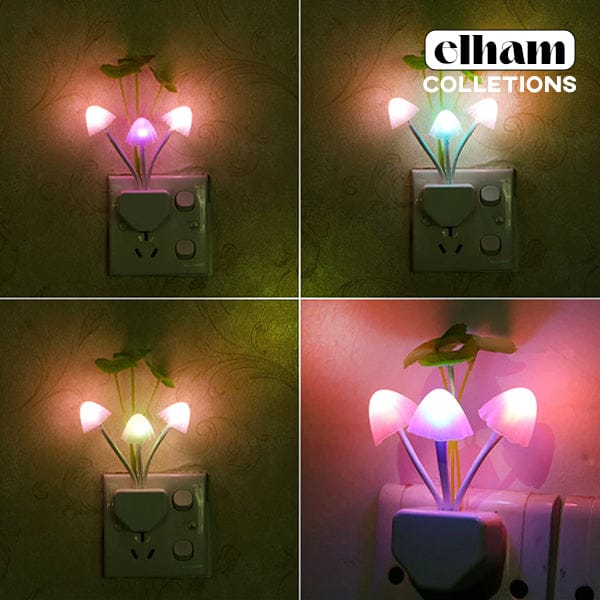 Mushroom Night Light | Led Night Lights | Flower Lamp Bedroom Baby Room Lamps For Family, Friend Or Kids Gifts (random Colors)