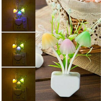 Mushroom Night Light | Led Night Lights | Flower Lamp Bedroom Baby Room Lamps For Family, Friend Or Kids Gifts (random Colors)