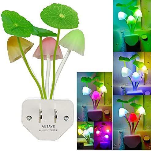 Mushroom Night Light | Led Night Lights | Flower Lamp Bedroom Baby Room Lamps For Family, Friend Or Kids Gifts (random Colors)