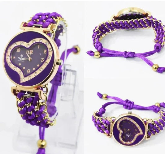 GIRL STYLYLISH WATCH BUY ONE GET ONE FREE